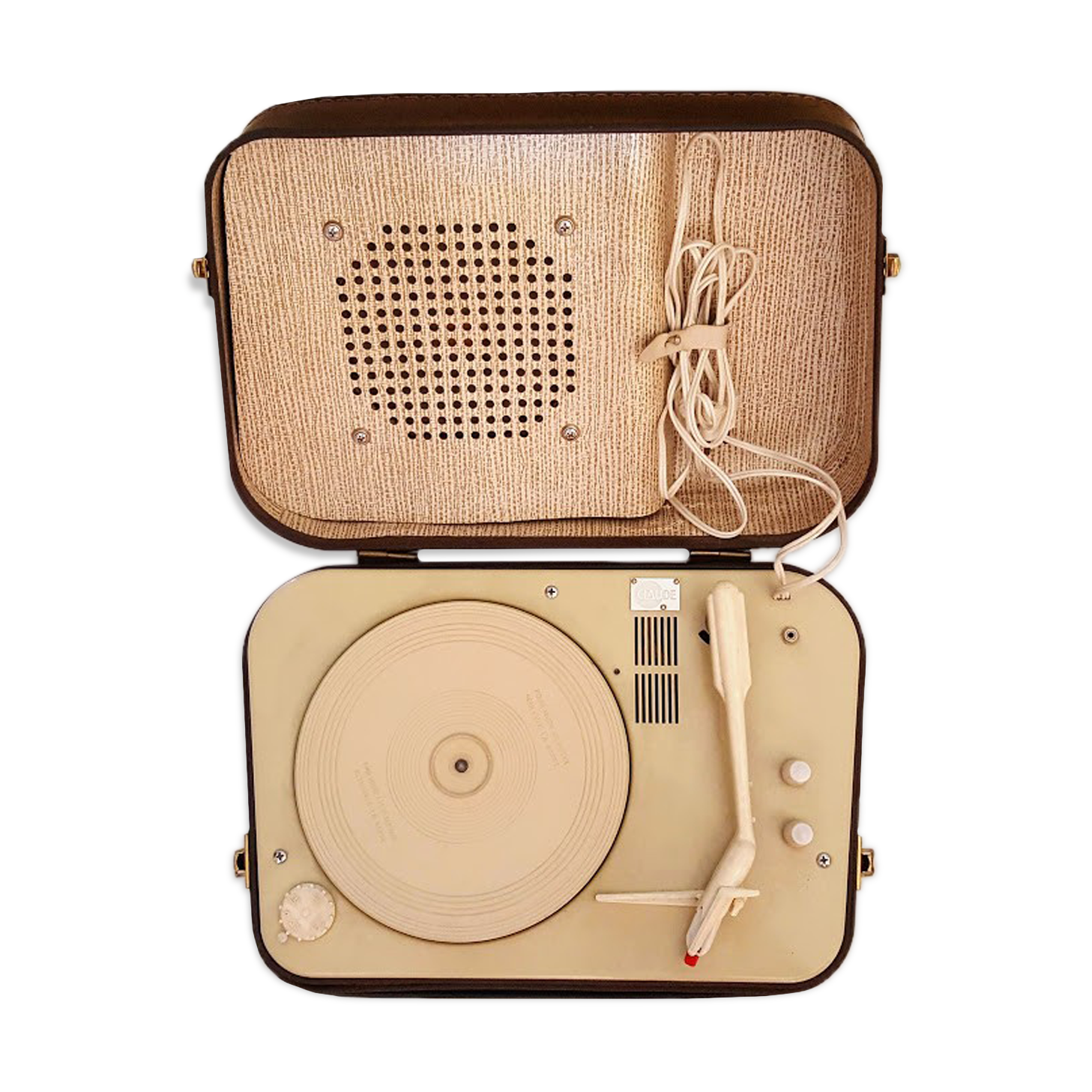 Claude electrophonic record player