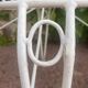Provençal wrought iron armchairs