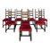 Set of 8 Spanish chairs