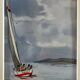 Original watercolour painting by Minik Jodor Marine "Royale" sail Brittany