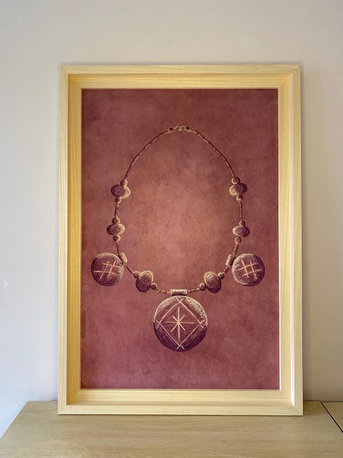 Contemporary painting "Berber Necklace 2", 2024