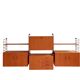 Musterring teak modular wall system – wide wall unit