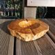 Alabaster ashtray caramel from Italy