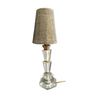 Art deco crystal lamp