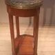 Louis XVI style marble top side table