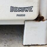 Becuwe Paris enamelled sheet furniture