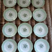 12 antique deep plates "Saint Tropez"