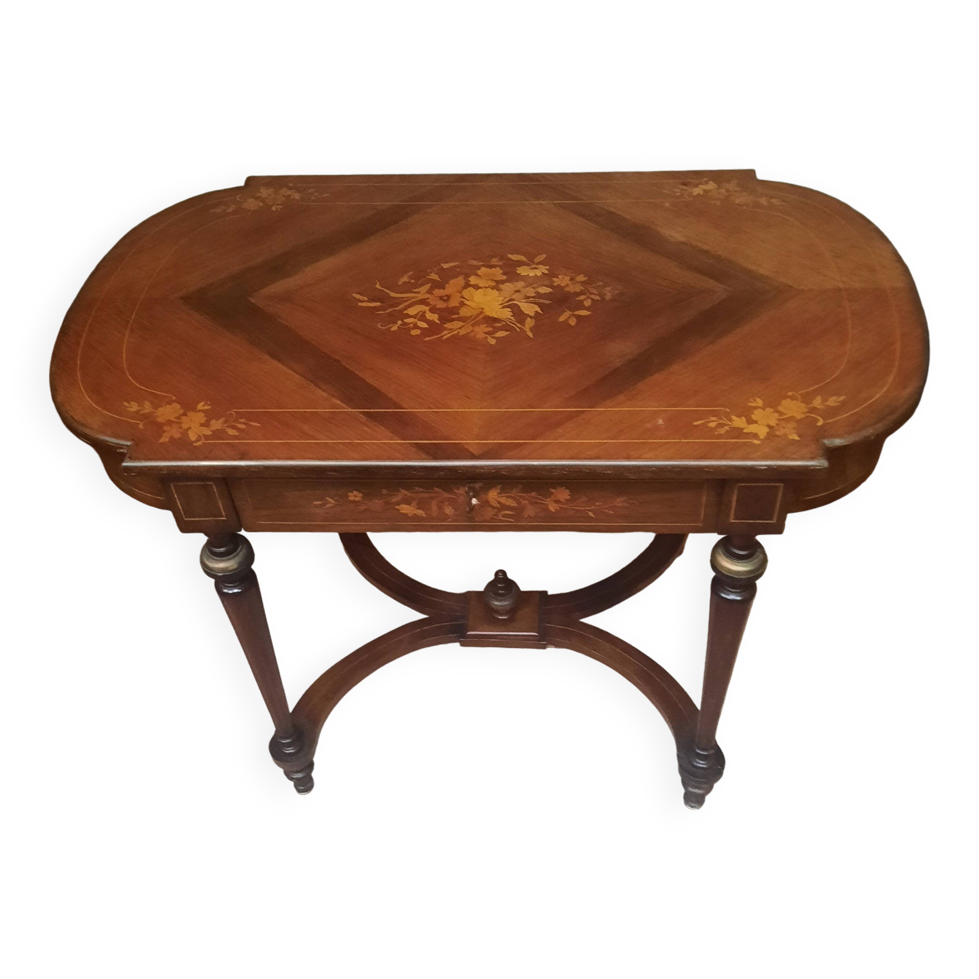Napoleon III marquetry coffee table