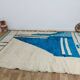 Handmade blue artisanal Moroccan Berber rug 310 X 215 CM