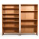 Pair of Hans J. Wegner Oak & Teak Bookshelves RY8