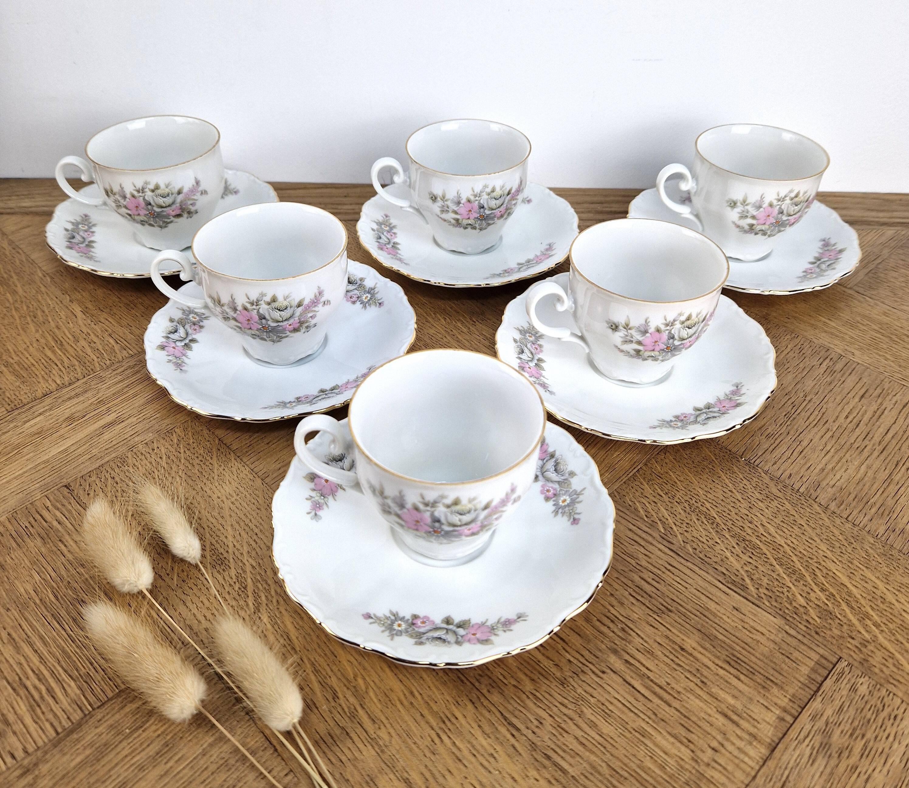 6 vintage SELFMANS coffee cups