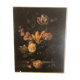 Floral still life – Oil on old canvas