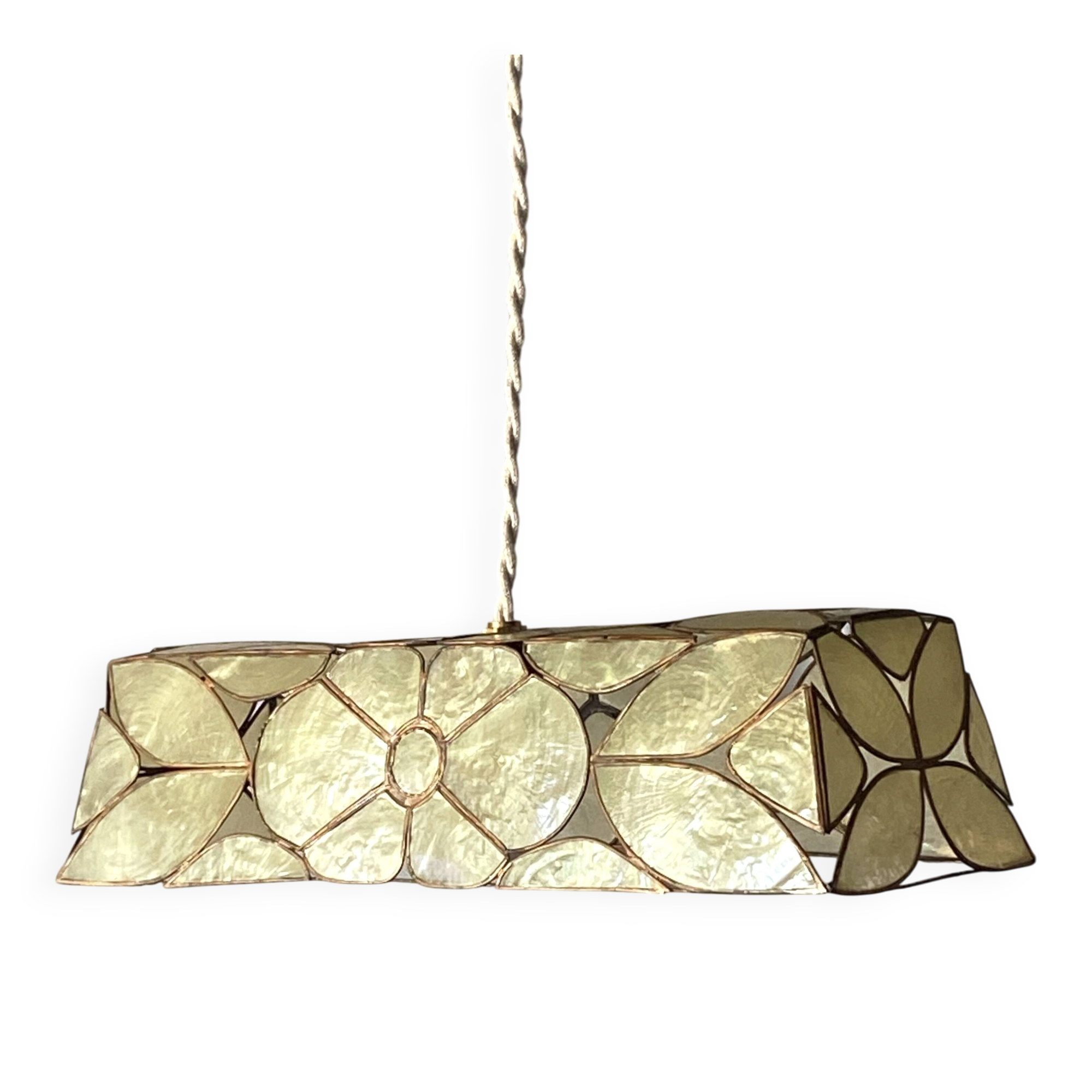 60s mother-of-pearl pendant