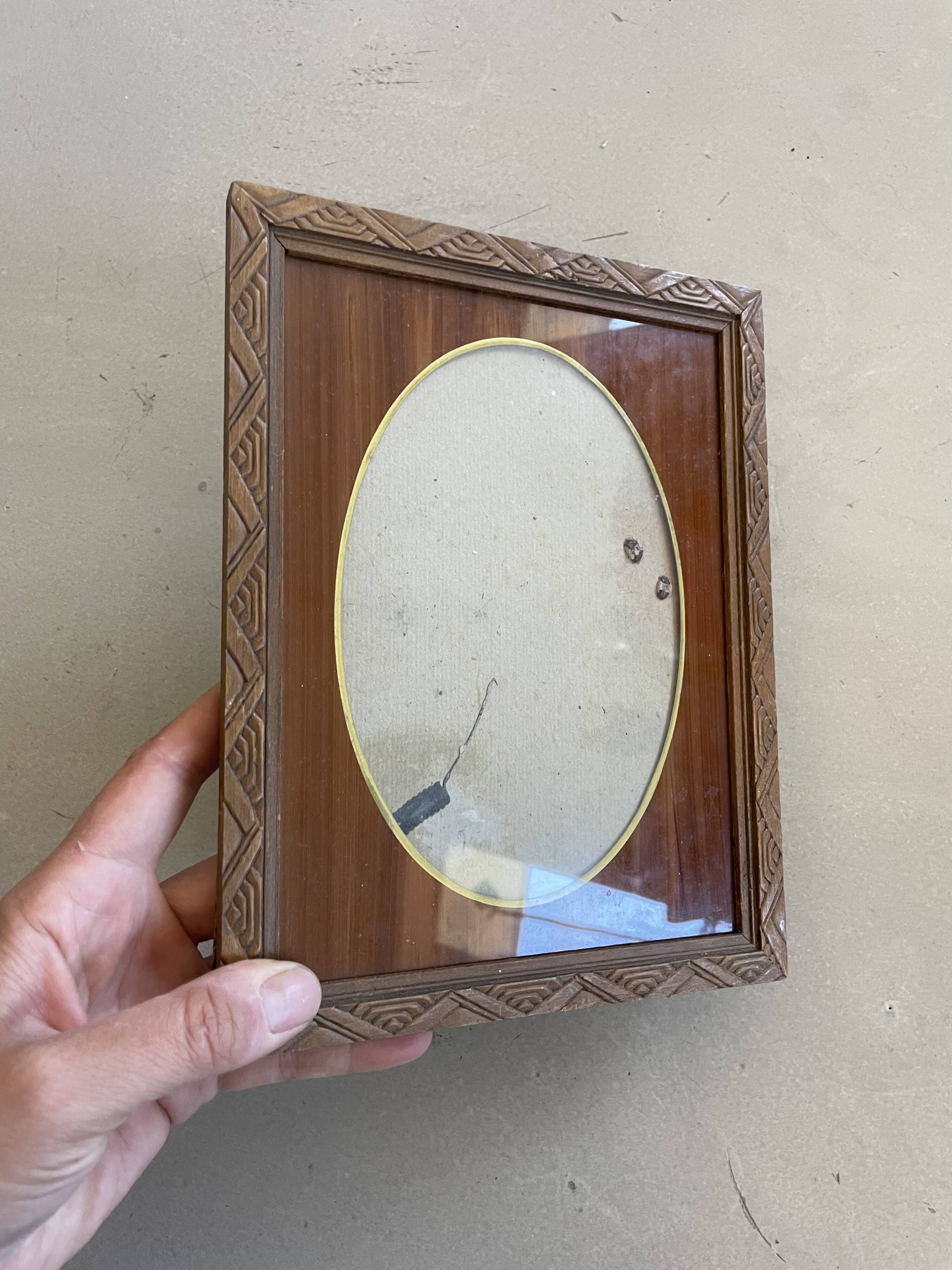 Old frame to put down 17x22cm