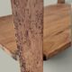 Table d’appoint sculpturale en bois massif – Ligne minimaliste - 1940