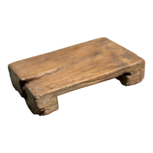 Tabouret d'appoint en teck asiatique