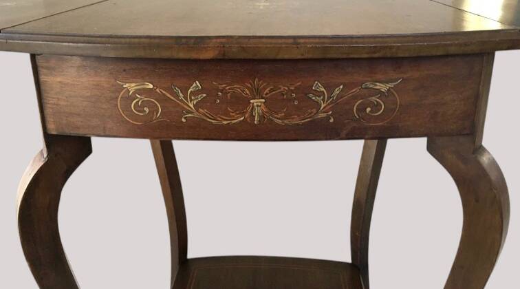 Art Deco marquetry tea table 1930