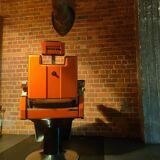 Vintage Elettra barber chair, 1970s