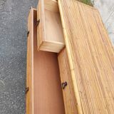 Bamboo chest of drawers