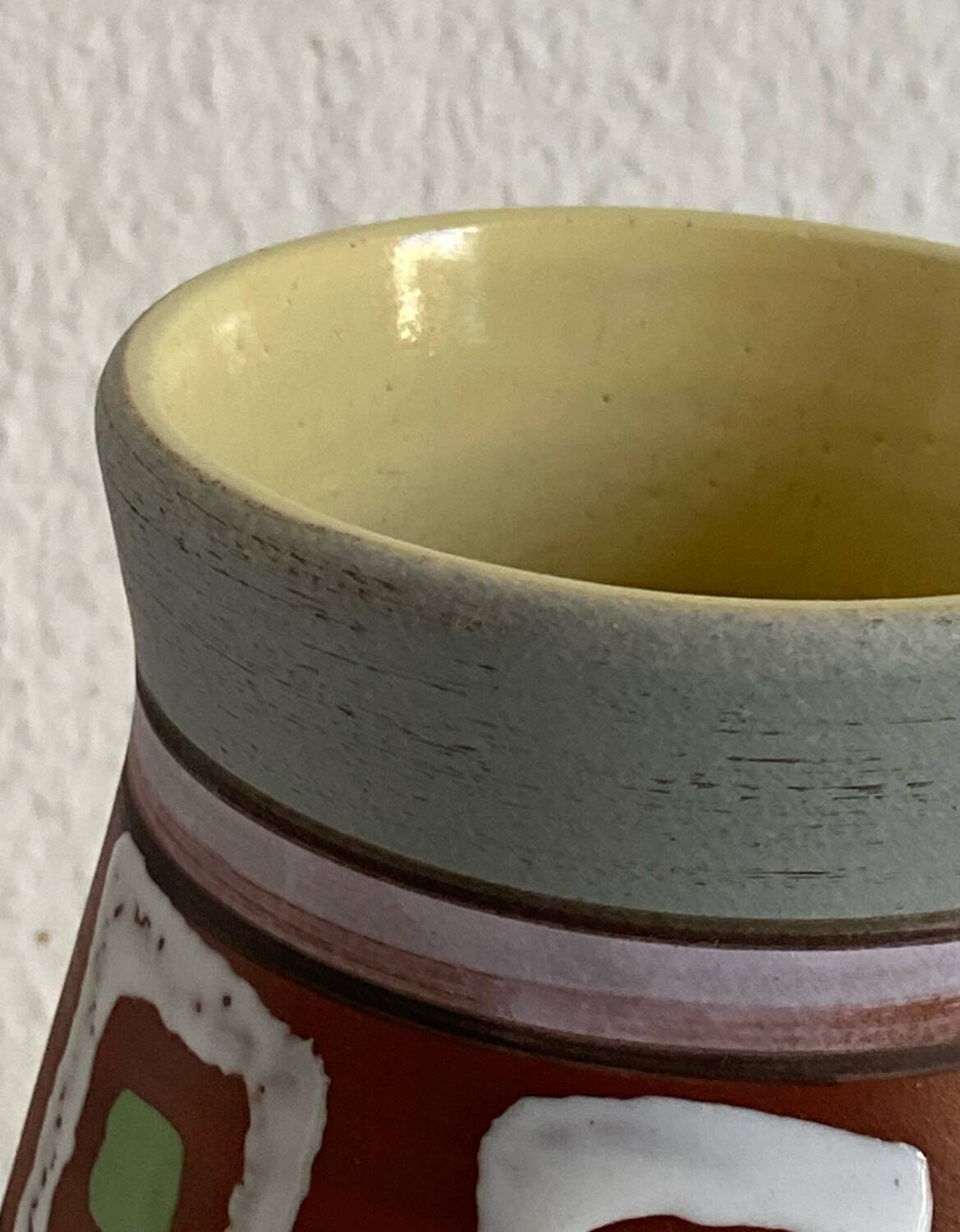 West Germany ceramic vase 26cm.