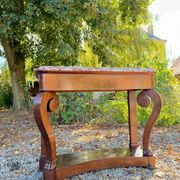19th Century Empire Style Mahogany Console Table