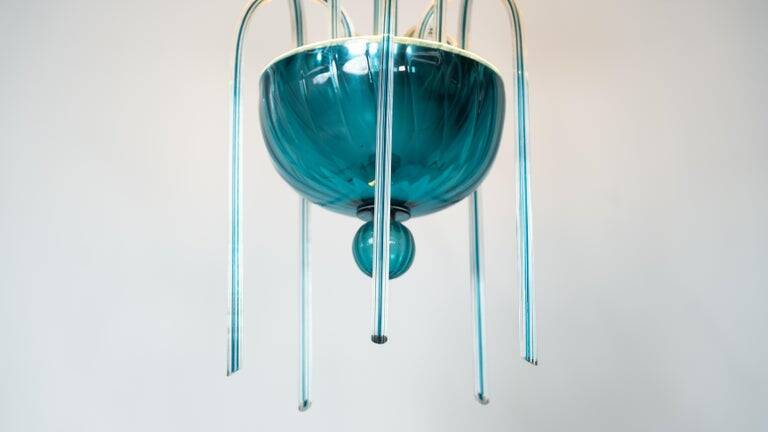 Chandelier Fontaine Murano No. 99.35 by Venini, Italy, 1975