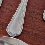 Christofle - Set of 12 Spatours table spoons in silver-plated metal