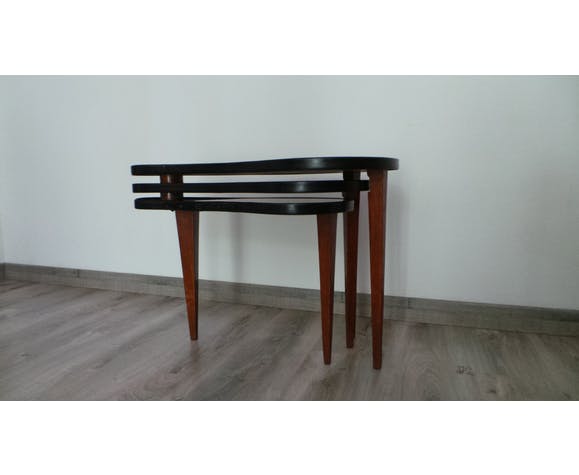 Been shaped coffee tables  vintage 1950
