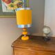 Vintage orange table lamp