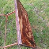 Pair of antique bistro tables