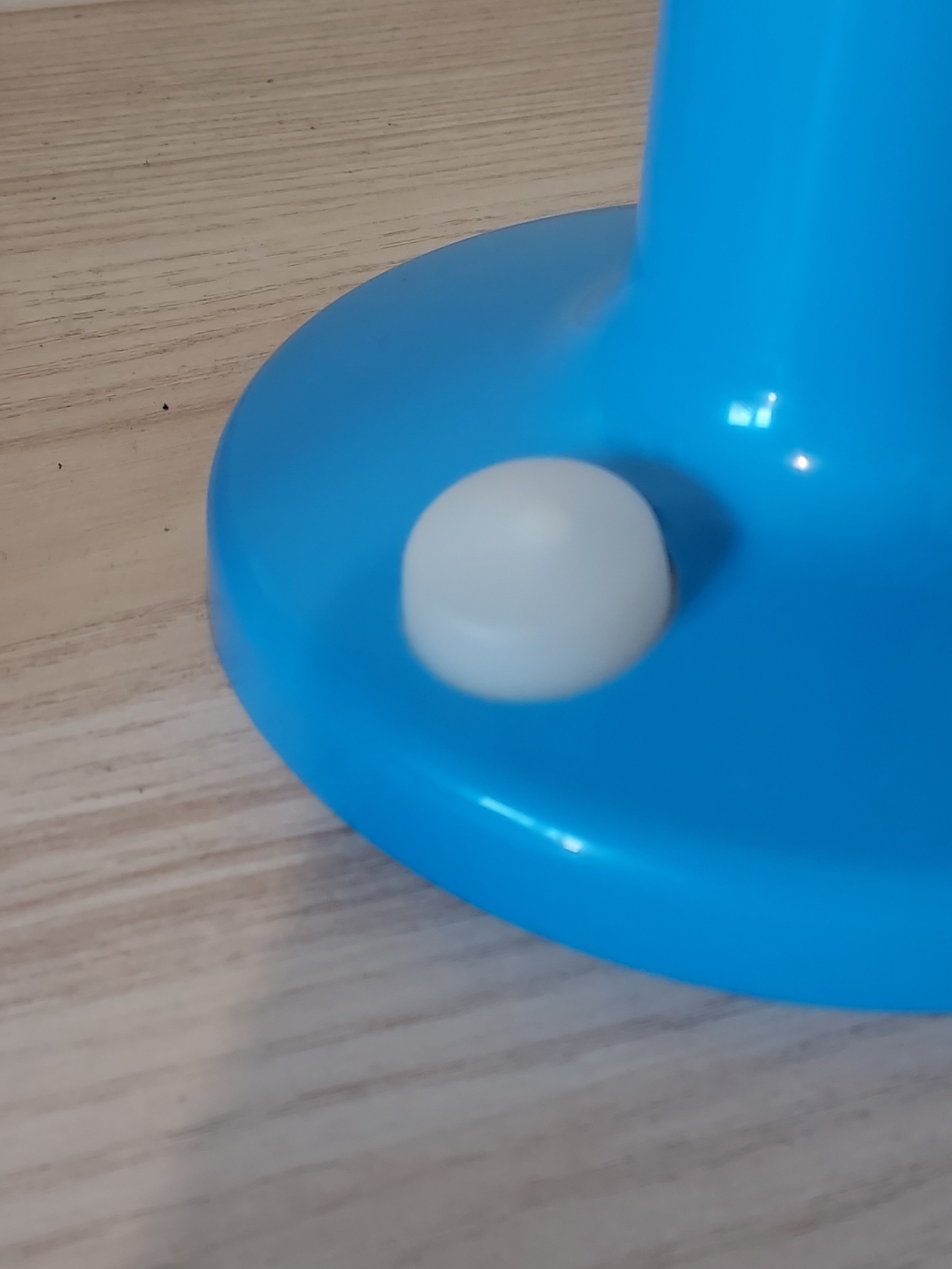Lampe ikea Skojig bleue