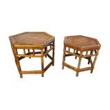 2 Bamboo nesting tables