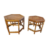 2 Bamboo nesting tables