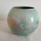 glossy glass round vase signed Jean Noel Bouillet
