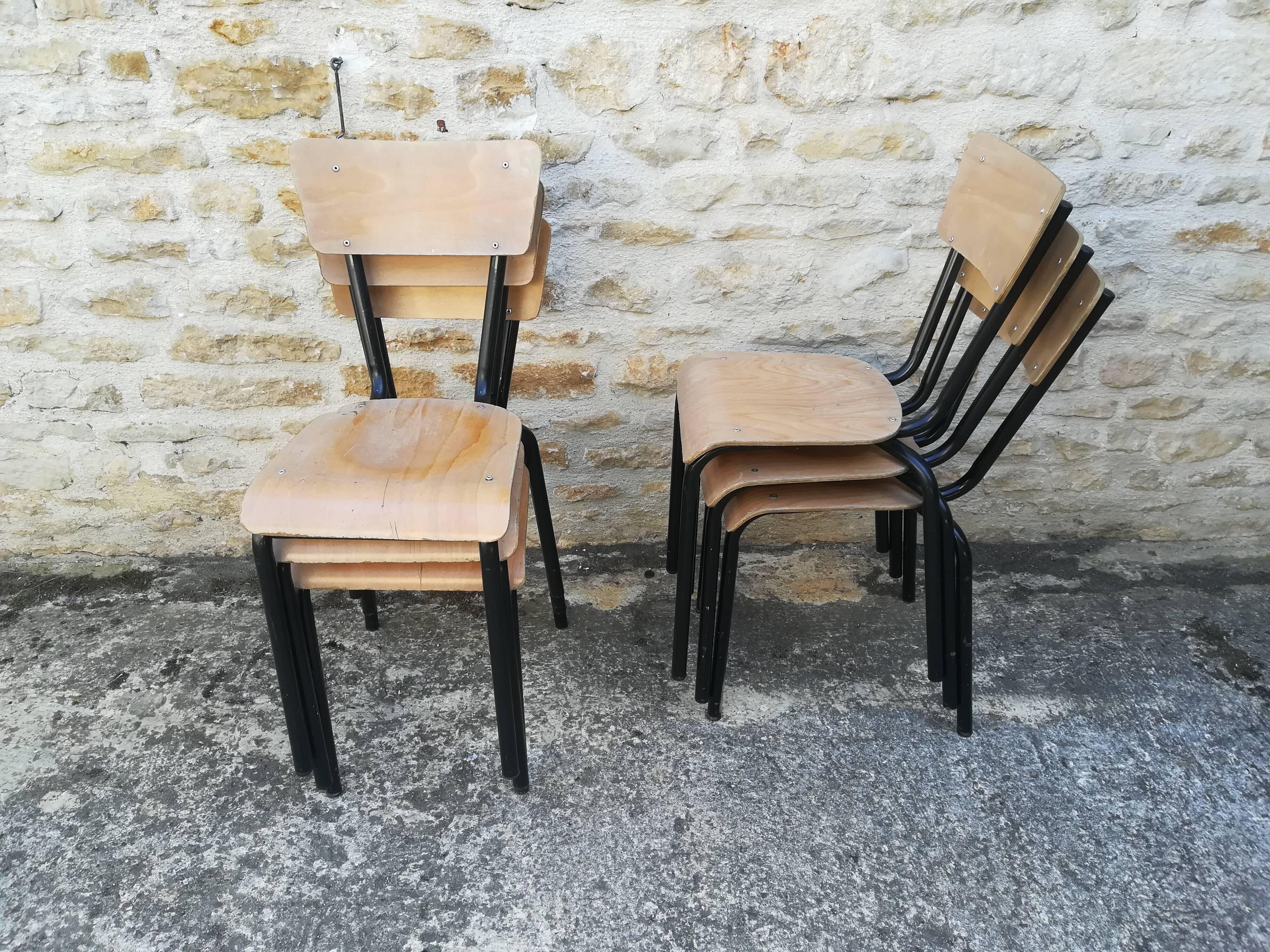 Vintage school chairs