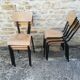Chaises d'écoliers vintage