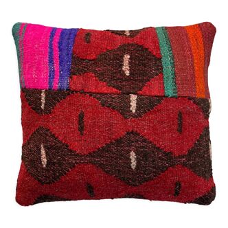 Housse de coussin kilim turc vintage 40 x 40 cm