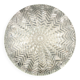Lustre en verre géométrique de style Mid-Century/Art Déco de Limburg, années 1970