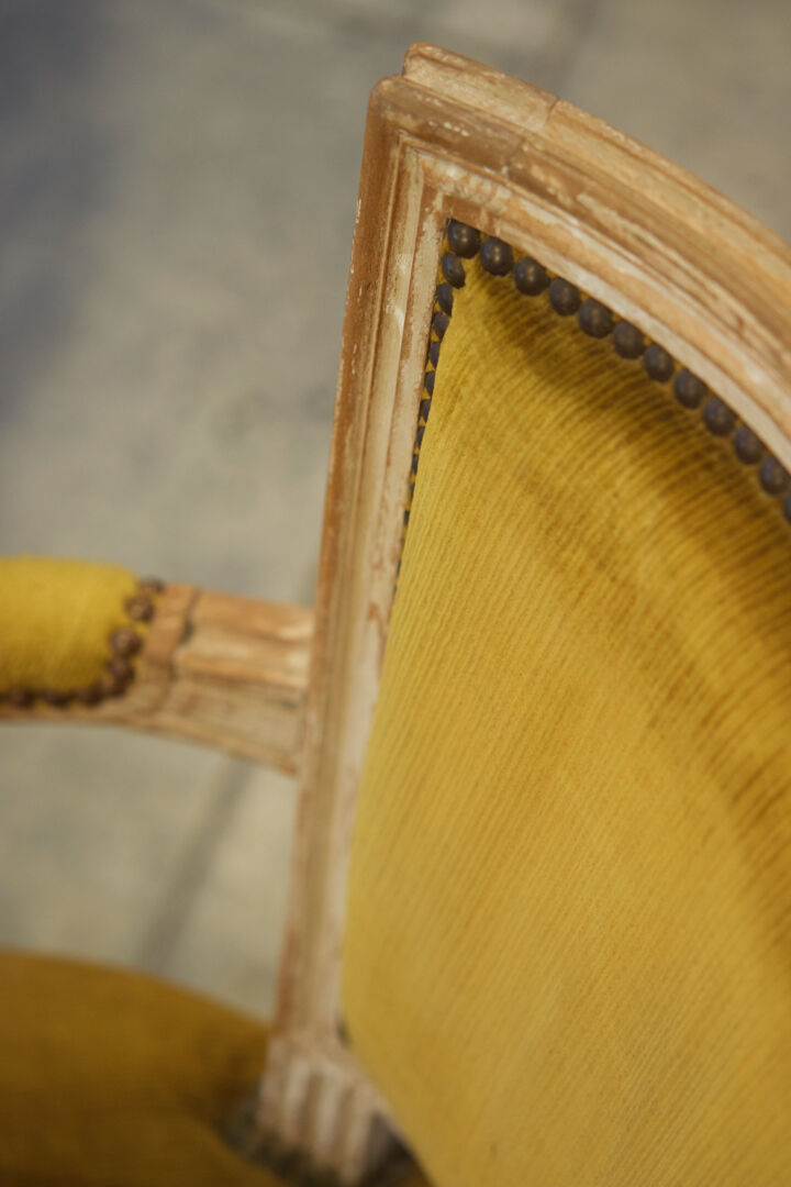 Series of four chairs Louis XVI 1940'