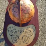 Coffee table bar world map