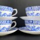 Magnifique lot de Tasses & Soucoupes China Blau - Tuppack Tiefenfurt