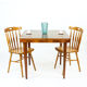 Table à manger extensible carrée par Cesky Nabytek, Tchécoslovaquie années 1960