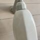 Art Deco wall light in ceramic and opaline.