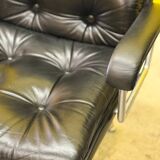 1970s Leather Swivel Chair Eurochair by Girsberger (Price for One)