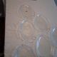 6 glass fish plates from Arcoroc in very good condition.