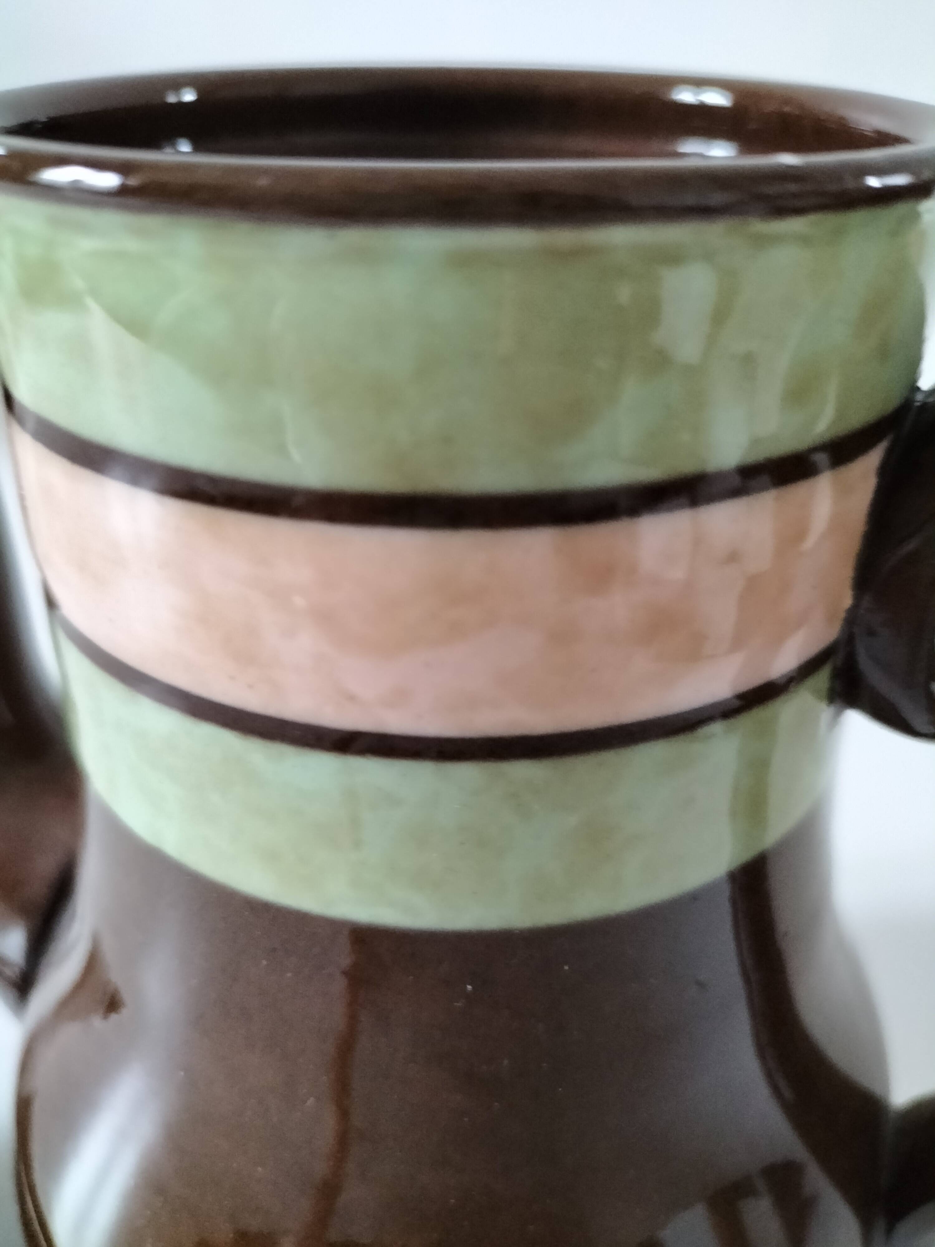 Vintage Sadler Glazed Ceramic Coffee Pot – 1960s/70s