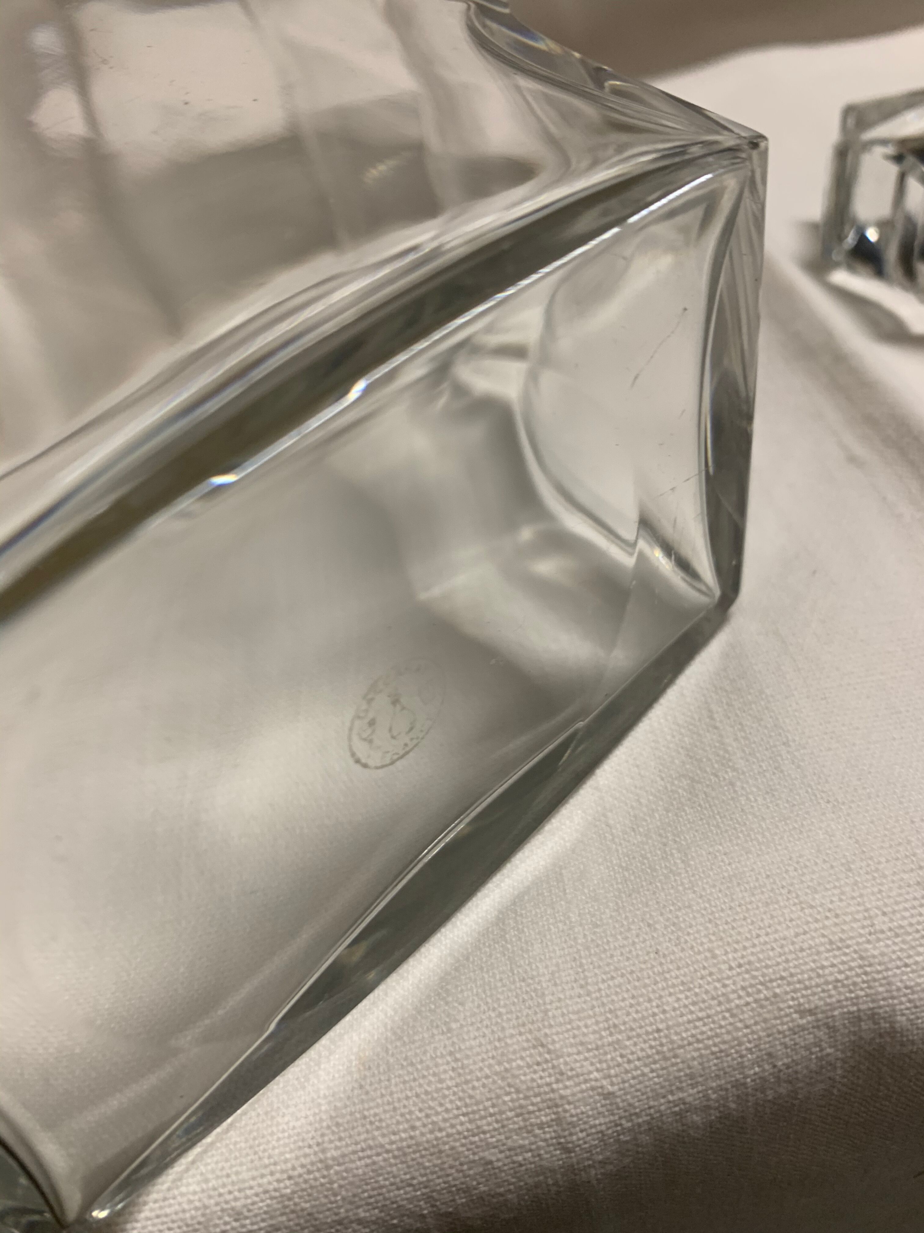 Carafe napoleon in baccarat