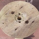Solid oak column