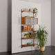 Scandinavian bookcase in teak by Kai Kristiansen for FM Mobler Denmark 1960s