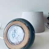 Lamp in enamelled sandstone